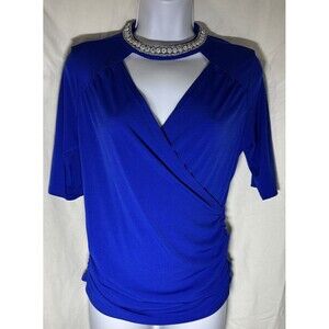 Moa Moa Pluss Size Cinched Waist Short Sleeve T-Shirt Size M